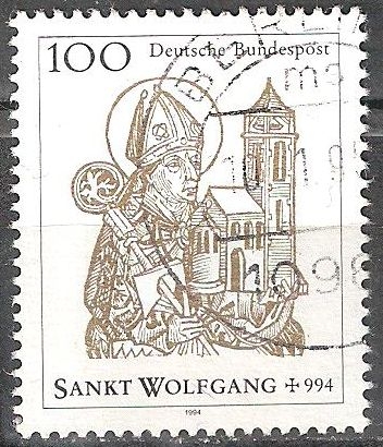 Muerte Milenario de San Wolfgang,Obispo de Regensburg.