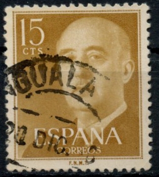 ESPAÑA_SCOTT 816.03 GEN. FRANCO. $0,2