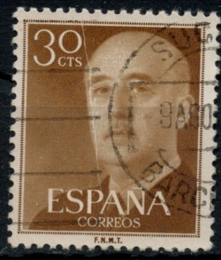 ESPAÑA_SCOTT 819.02 GEN. FRANCO. $0,2