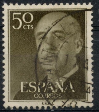 ESPAÑA_SCOTT 821.04 GEN. FRANCO. $0,2