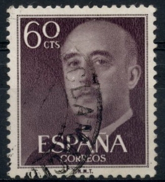 ESPAÑA_SCOTT 822.03 GEN. FRANCO. $0,2