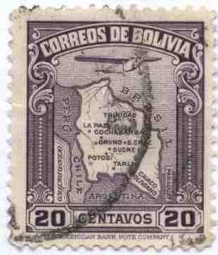 Mapa de Bolivia