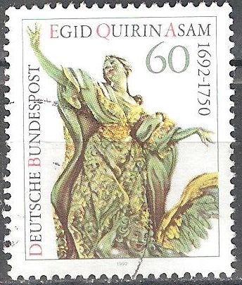 300o Nacimiento Anniv de Egid Quirin Asam (escultor).