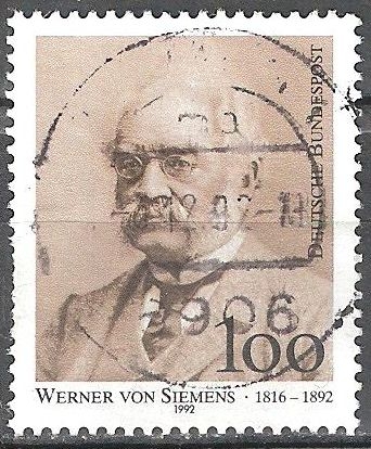 Centenario de la muerte de Werner von Siemens (ingeniero eléctrico).