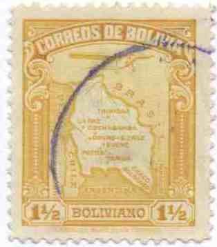 Mapa  de Bolivia