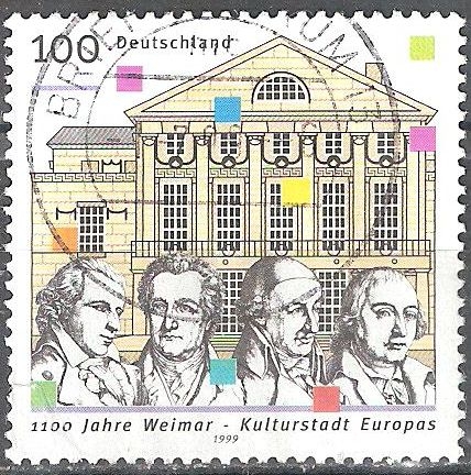 1.100 años Anniv. De Weimar, Ciudad Europea de la Cultura.