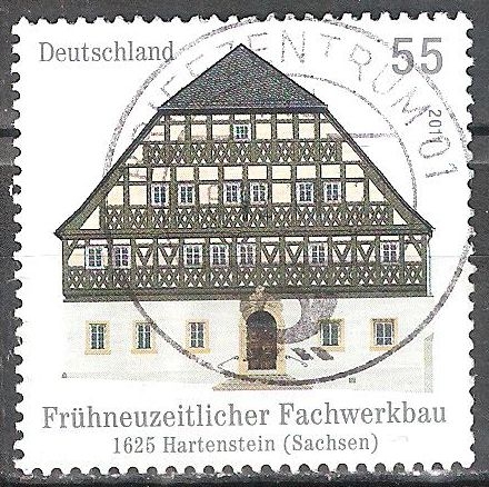 Edificios de madera en Alemania de 1625 Hartenstein (Sachsen).