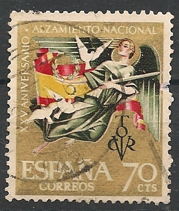 XXV aniversario del Alzamiento Nacional. ED 1353