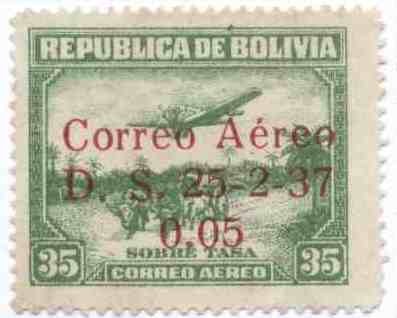 Sellos de 1924, 1925, 1928 y 1930 sobrecargados