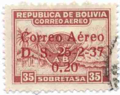 Sellos de 1924, 1925, 1928 y 1930 sobrecargados