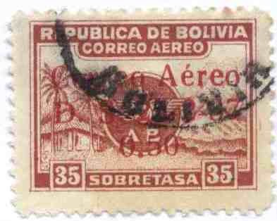 Sellos de 1924, 1925, 1928 y 1930 sobrecargados