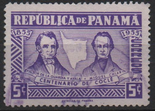 CENTENARIO  DE  LA  PROVINCIA  DE  COCLÉ.  VICTOR  DE  LA  GUARDIA  Y  AYALA  CON  MIGUEL  CHIARIA.