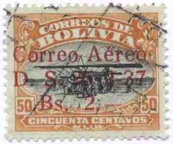 Sellos de 1924, 1925, 1928 y 1930 sobrecargados