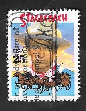 1893 - John Wayne, en Stagecoach 