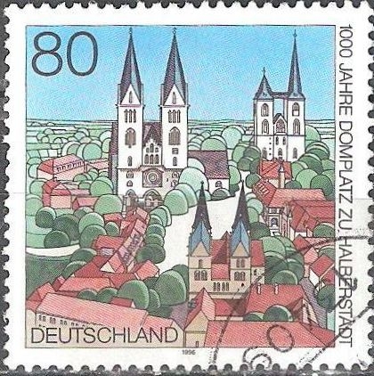 1000 años de la Plaza de la Catedral, Halberstadt.