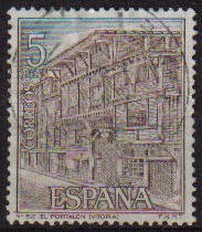 ESPAÑA 1970 1987 Sello Serie Turistica El Portalón Vitoria Usado