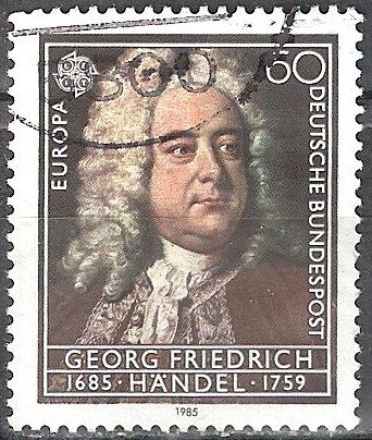 Europa-CEPT.Georg Friedrich Händel (1685-1759), compositor.