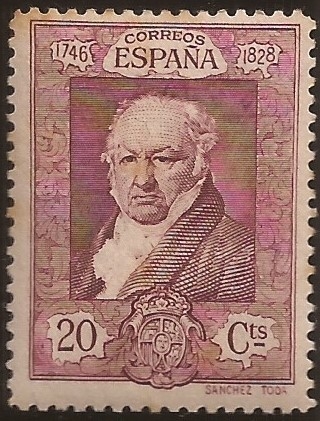 Retrato de Goya  1930  20 cents