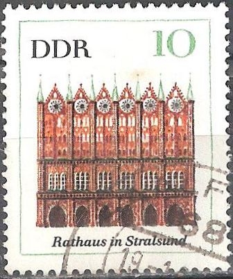 Edificios importantes, Ayuntamiento Stralsund (DDR). 