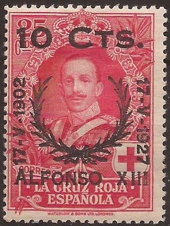 Cruz Roja Alfonso XIII  1927  10 cents