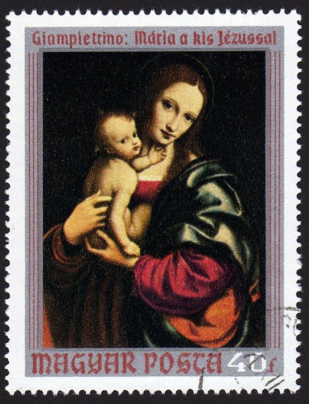 COL-VIRGEN Y NIÑO JESÚS-GIAMPIETRINO