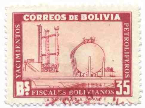 En homenaje a Yacimientos Petroliferos Fiscales Bolivianos