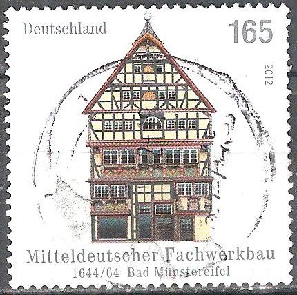 Edificios con entramado de madera en Alemania en Bad Münstereifel.