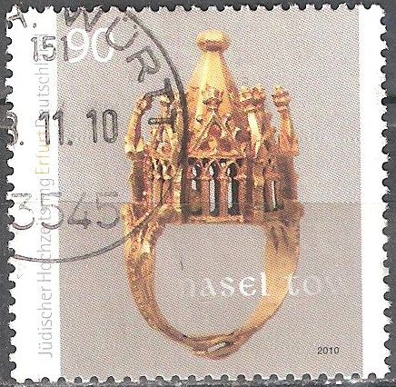 Anillo de bodas del tesoro judío de Erfurt .