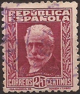 Pablo Iglesias  1931  25 cents