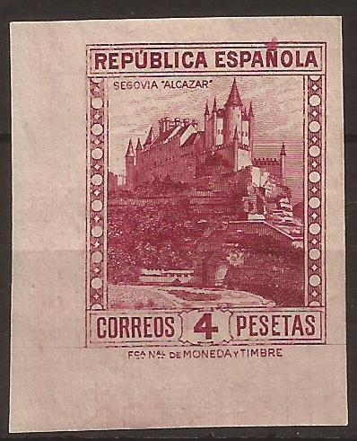 Alcázar de Segovia  1932  4 ptas