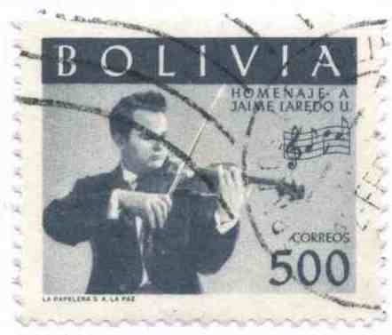 Homenaje al violinista boliviano - Jaime Laredo Unzueta