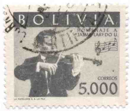 Homenaje al violinista boliviano - Jaime Laredo Unzueta