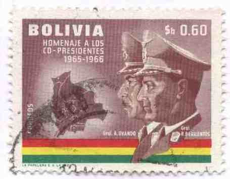 Homenaje a los Co-Presidentes de Bolivia