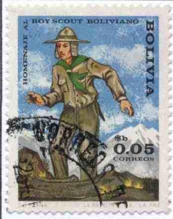 Homenaje al Boy Scout Boliviano