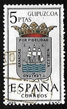 Escudos de las capitales de  provincia españoles -  Guipuzcoa