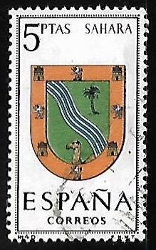 Escudos de las capitales de  provincia españoles -  Sahara