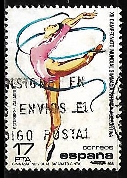 XII campeonato de Gimnasia Rítmica - Ejercicio de cintas