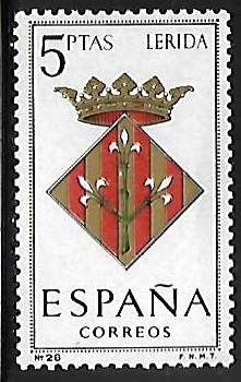 Escudos de las Capitales de las provincias Españolas - Lerida 