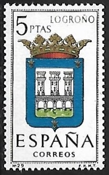 Escudos de las Capitales de las provincias Españolas - Logroño