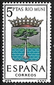 Escudos de las Capitales de las provincias Españolas - Rio Muni