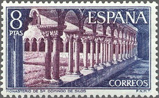 ESPAÑA 1973 2160 Sello Nuevo Monasterio de Santo Domingo de Silos Claustro