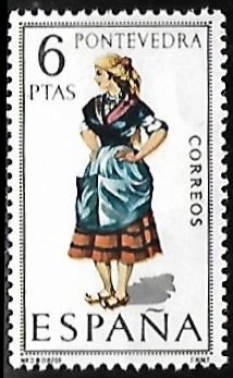 	 Trajes Típicos Españoles - Pontevedra