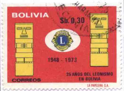 Conmemoracion a los 25 años del Leonismo en Bolivia