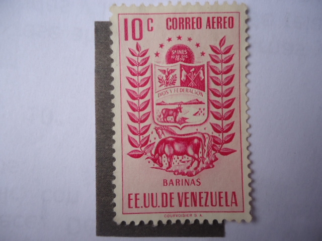 EE.UU de Venezuela - Escudo de Armas del Estado Barinas.