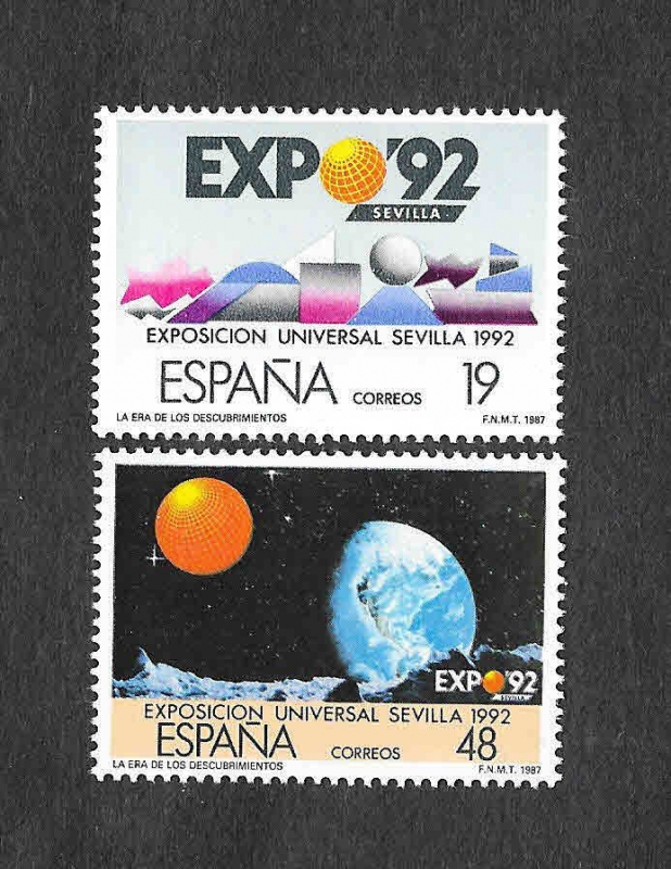 Edf 2875-2876 - Exposición Universal de Sevilla EXPO´92