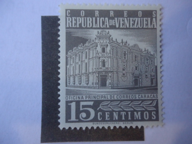 Oficinas principales de Correo en Caracas-1955