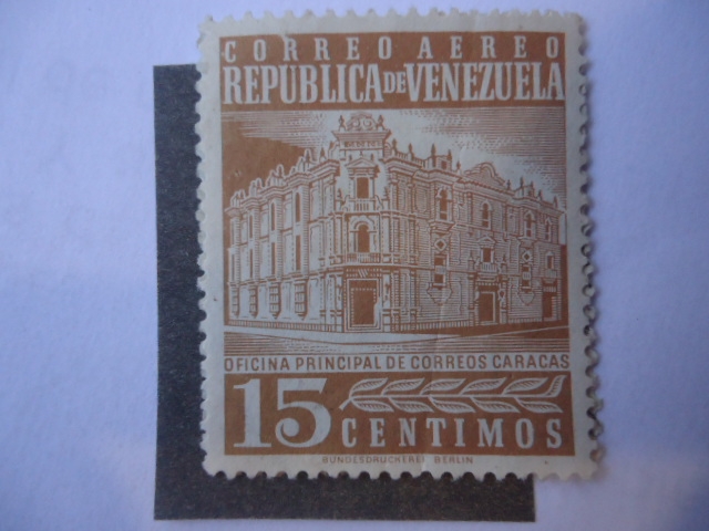 Oficinas principales de Correo en Caracas-1958