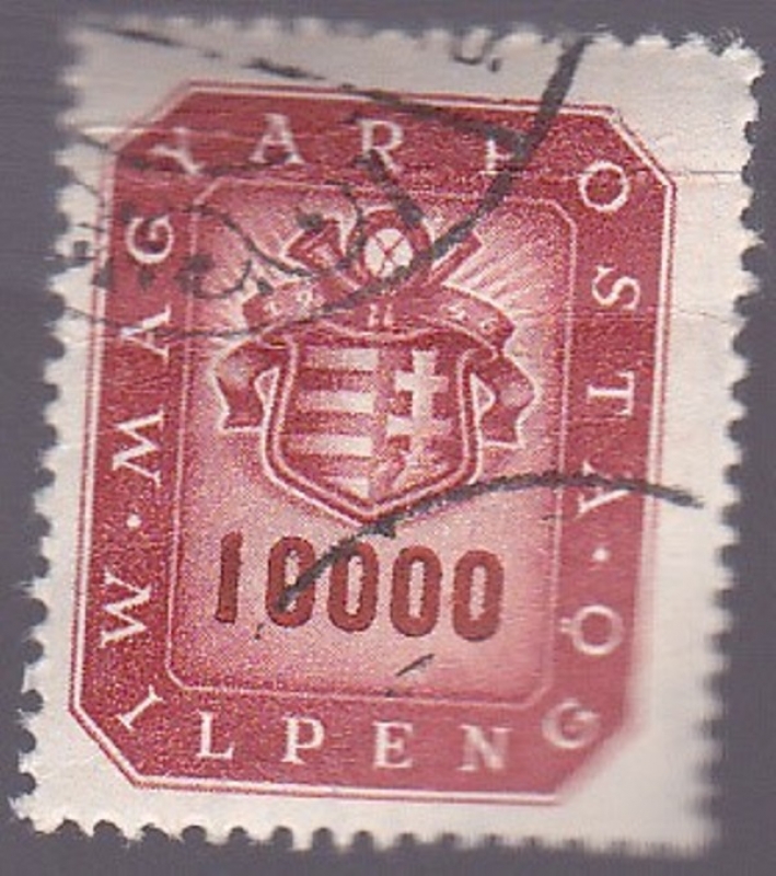 803 - Escudo y corneta postal