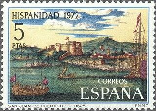 2109 - Hispanidad - Puerto Rico - Visita de San Juan de Puerto Rico (1625)