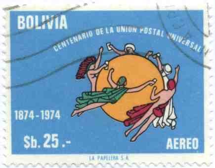 Conmemoracion del centenario de la Union Postal Universal